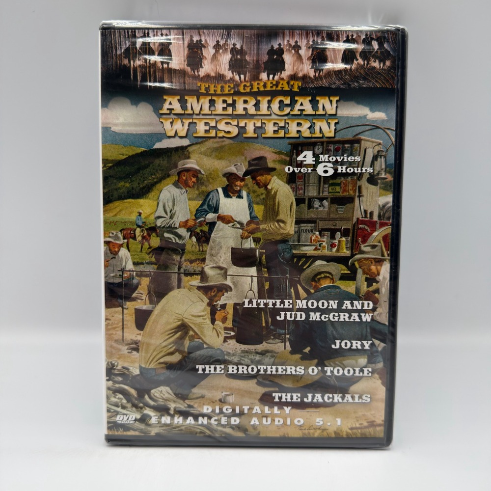 The Great American Western Vol 14 DVD 4 Movies Little Moon Jory Jackals New